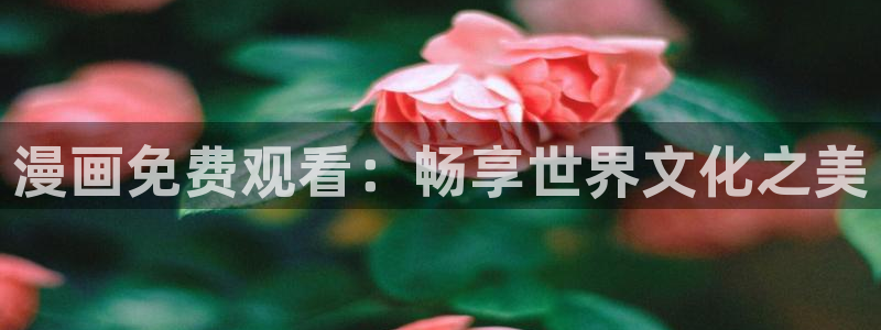 漫蛙漫画网站入口：漫画免费观看：畅享世界文化之美
